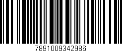 Código de barras (EAN, GTIN, SKU, ISBN): '7891009342986'