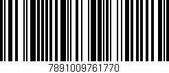 Código de barras (EAN, GTIN, SKU, ISBN): '7891009761770'