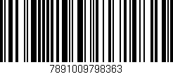 Código de barras (EAN, GTIN, SKU, ISBN): '7891009798363'