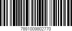 Código de barras (EAN, GTIN, SKU, ISBN): '7891009802770'