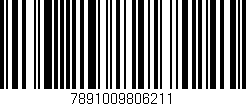Código de barras (EAN, GTIN, SKU, ISBN): '7891009806211'