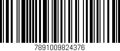 Código de barras (EAN, GTIN, SKU, ISBN): '7891009824376'