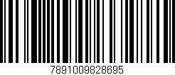 Código de barras (EAN, GTIN, SKU, ISBN): '7891009828695'