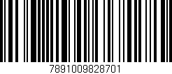 Código de barras (EAN, GTIN, SKU, ISBN): '7891009828701'