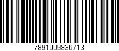 Código de barras (EAN, GTIN, SKU, ISBN): '7891009836713'