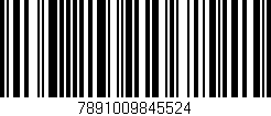 Código de barras (EAN, GTIN, SKU, ISBN): '7891009845524'