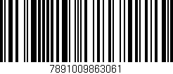Código de barras (EAN, GTIN, SKU, ISBN): '7891009863061'