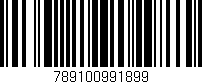 Código de barras (EAN, GTIN, SKU, ISBN): '789100991899'