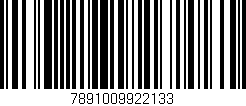 Código de barras (EAN, GTIN, SKU, ISBN): '7891009922133'