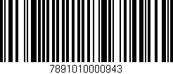 Código de barras (EAN, GTIN, SKU, ISBN): '7891010000943'