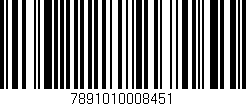 Código de barras (EAN, GTIN, SKU, ISBN): '7891010008451'
