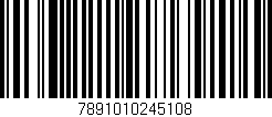Código de barras (EAN, GTIN, SKU, ISBN): '7891010245108'