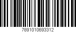 Código de barras (EAN, GTIN, SKU, ISBN): '7891010693312'