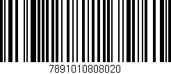 Código de barras (EAN, GTIN, SKU, ISBN): '7891010808020'