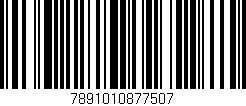 Código de barras (EAN, GTIN, SKU, ISBN): '7891010877507'