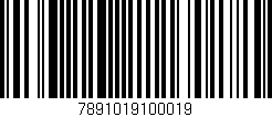 Código de barras (EAN, GTIN, SKU, ISBN): '7891019100019'