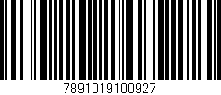 Código de barras (EAN, GTIN, SKU, ISBN): '7891019100927'