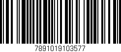 Código de barras (EAN, GTIN, SKU, ISBN): '7891019103577'