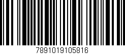 Código de barras (EAN, GTIN, SKU, ISBN): '7891019105816'