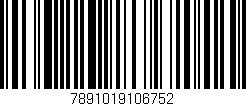Código de barras (EAN, GTIN, SKU, ISBN): '7891019106752'