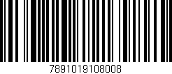 Código de barras (EAN, GTIN, SKU, ISBN): '7891019108008'