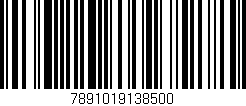 Código de barras (EAN, GTIN, SKU, ISBN): '7891019138500'