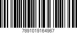 Código de barras (EAN, GTIN, SKU, ISBN): '7891019164967'