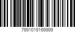 Código de barras (EAN, GTIN, SKU, ISBN): '7891019168989'