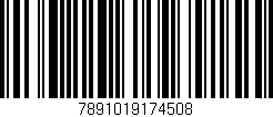 Código de barras (EAN, GTIN, SKU, ISBN): '7891019174508'