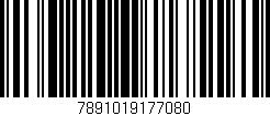 Código de barras (EAN, GTIN, SKU, ISBN): '7891019177080'
