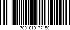 Código de barras (EAN, GTIN, SKU, ISBN): '7891019177158'