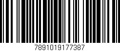 Código de barras (EAN, GTIN, SKU, ISBN): '7891019177387'