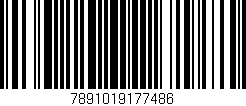 Código de barras (EAN, GTIN, SKU, ISBN): '7891019177486'