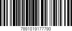 Código de barras (EAN, GTIN, SKU, ISBN): '7891019177790'
