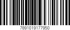 Código de barras (EAN, GTIN, SKU, ISBN): '7891019177950'