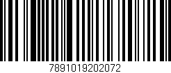 Código de barras (EAN, GTIN, SKU, ISBN): '7891019202072'