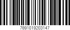 Código de barras (EAN, GTIN, SKU, ISBN): '7891019203147'