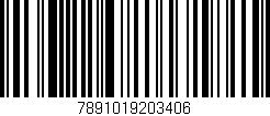 Código de barras (EAN, GTIN, SKU, ISBN): '7891019203406'
