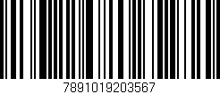 Código de barras (EAN, GTIN, SKU, ISBN): '7891019203567'