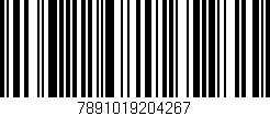 Código de barras (EAN, GTIN, SKU, ISBN): '7891019204267'