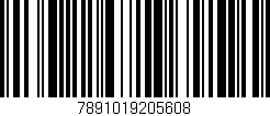 Código de barras (EAN, GTIN, SKU, ISBN): '7891019205608'