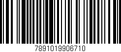 Código de barras (EAN, GTIN, SKU, ISBN): '7891019906710'