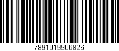 Código de barras (EAN, GTIN, SKU, ISBN): '7891019906826'