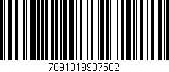 Código de barras (EAN, GTIN, SKU, ISBN): '7891019907502'