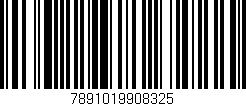 Código de barras (EAN, GTIN, SKU, ISBN): '7891019908325'