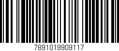 Código de barras (EAN, GTIN, SKU, ISBN): '7891019909117'