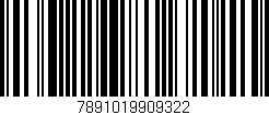 Código de barras (EAN, GTIN, SKU, ISBN): '7891019909322'