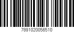 Código de barras (EAN, GTIN, SKU, ISBN): '7891020056510'