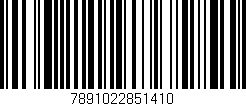 Código de barras (EAN, GTIN, SKU, ISBN): '7891022851410'