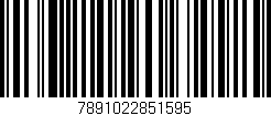 Código de barras (EAN, GTIN, SKU, ISBN): '7891022851595'